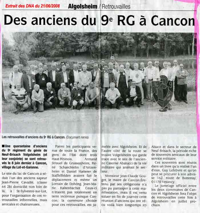 Article du journal DNA